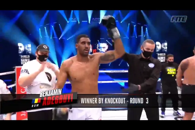 Clujeanul Benjamin Adegbuyi l-a făcut K.O. pe legendarul Badr Hari