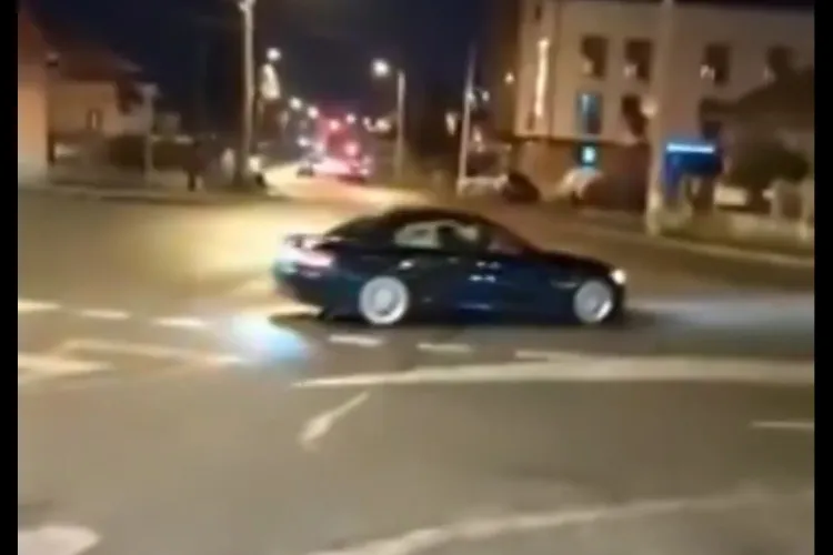 S-a făcut dreptate! Șoferul care a făcut drifturi periculoase în Dâmbu Rotund a fost amendat, după ce Știri de Cluj a postat imaginile - VIDEO