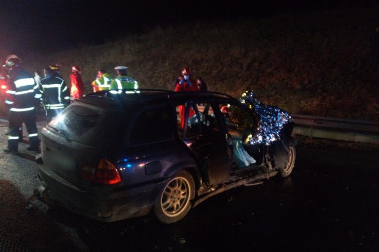 Accident grav pe autostrada A3. Un tânăr a ajuns în stare critică la spital FOTO