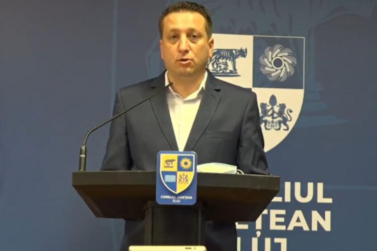 Călin Cosma i-a luat locul lui Dinu Criste în Consiliul Județean Cluj și a depus jurământul