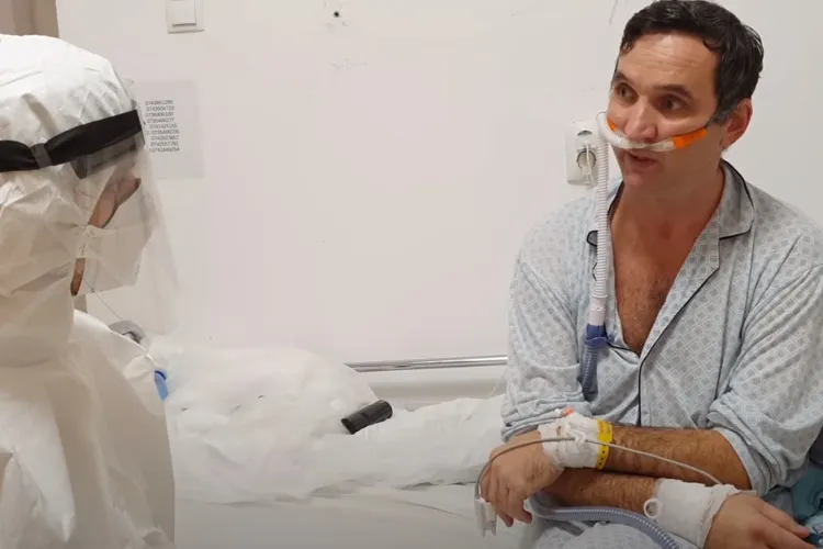 Cluj: Interviu cu un pacient de pe terapie intensivă COVID: Ai impresia că pe lângă asistente umblă și ”baubaul” să te ia - VIDEO
