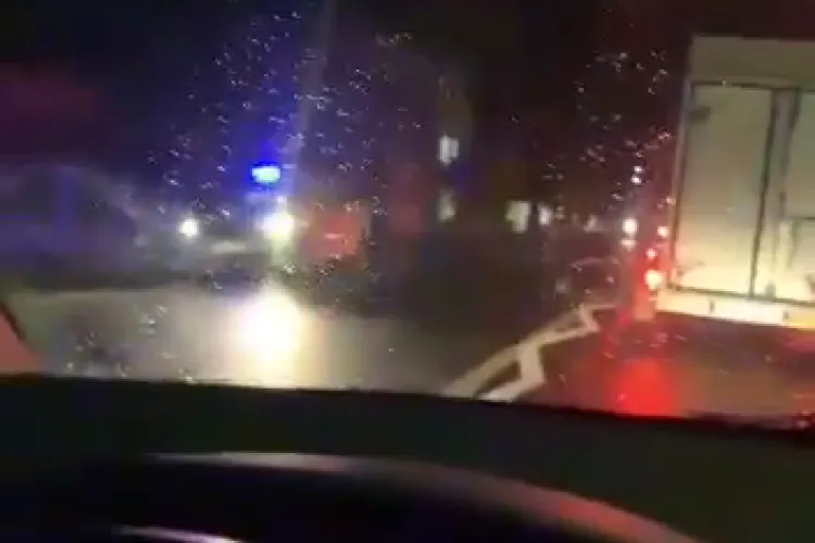 Pieton lovit de mașină în Baciu. Era pe trecerea de pietoni - VIDEO