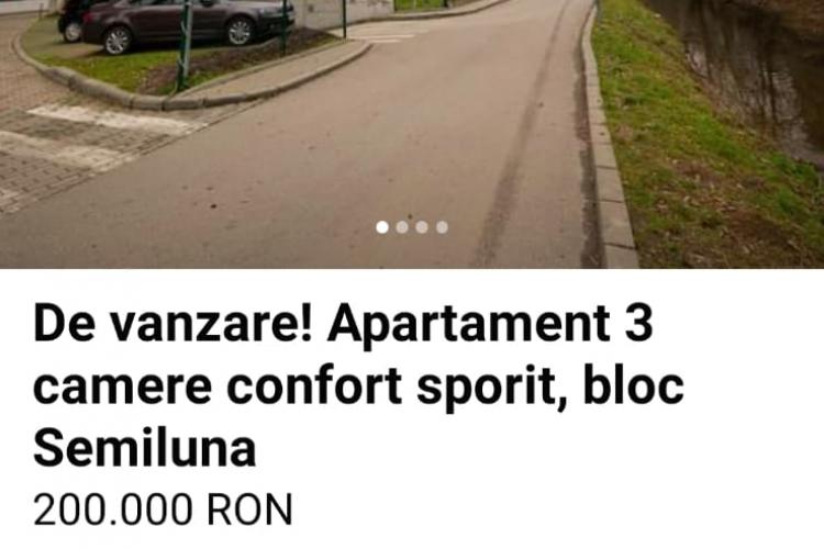 Apartament la preț de 200.000 de euro în Plopilor. Locul de parcare costă o avere 