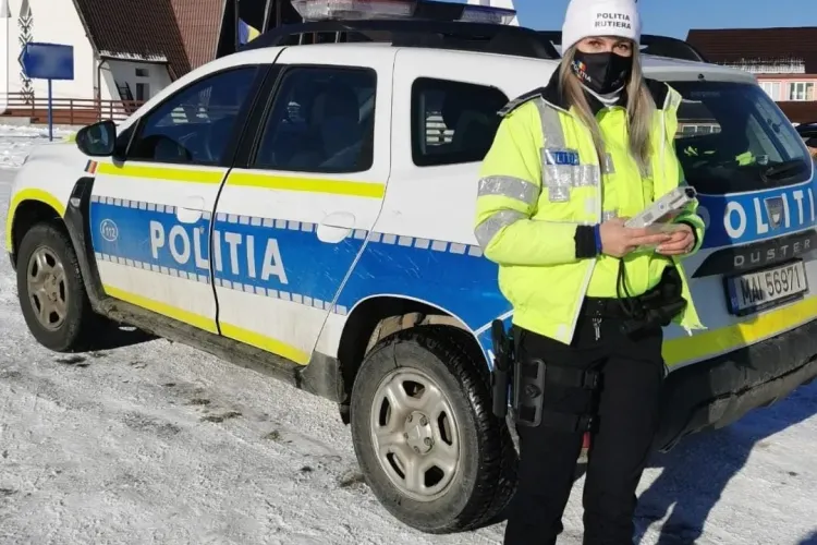 Mesaj de la o frumoasă polițistă din Cluj: Se apropie coșmarul oricărui polițist rutier