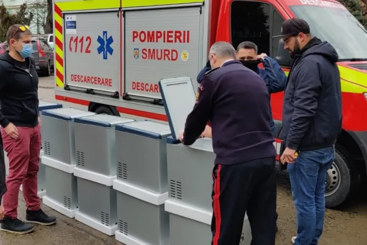 Beard Brothers Cluj a donat cutii frigorifice pentru transportul vaccinului anti-COVID-19 - FOTO