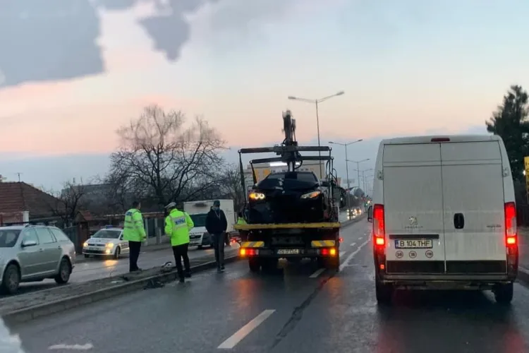 Record de accidente pe Calea Turzii, într-o singură dimineață! Opt șoferi și-au avariat mașinile