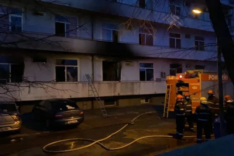 Incendiu Spitalul Matei Balș / UPDATE: A cincea victimă a fost găsită carbonizată