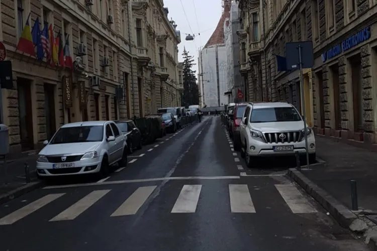 Clujul, aproape pustiu vineri dimineața la ora 9.20 - FOTO 