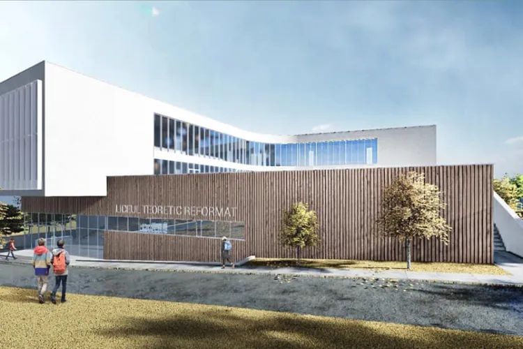 Liceu cu 13 clase, construit în Huedin - FOTO