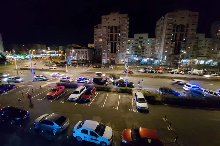 Scandal între doi șoferi în Mărăști! Au intervenit exagerat de mulți polițiști - VIDEO