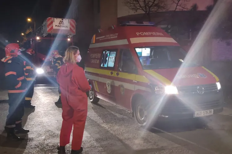 Tânăra salvată într-un apartament de pe B-dul 21 decembrie - VIDEO