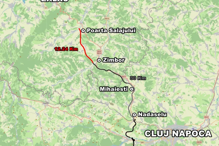 Autostrada Transilvania - Românii de la UMB au început în forță construcția de pe dealurile de lângă Cluj-Napoca