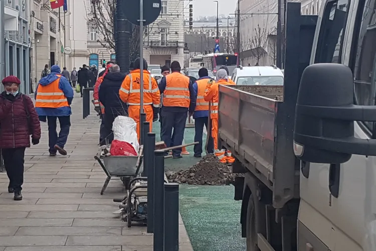 Strada Regele Ferdinand este șantier, după câteva luni de la inaugurare - FOTO