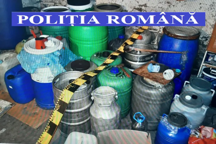 Contrabandiști de alcool prinși la Cluj, după percheziții în Aluniș, Gherla și Florești