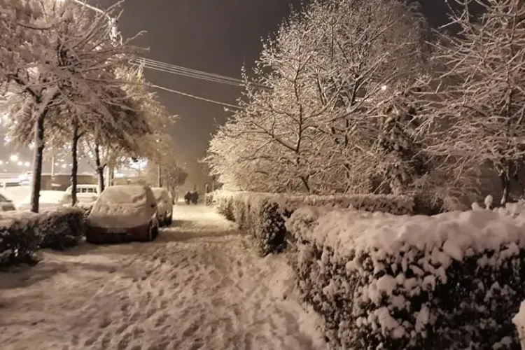 Boc: Zăpada căzută nu paralizează orașul