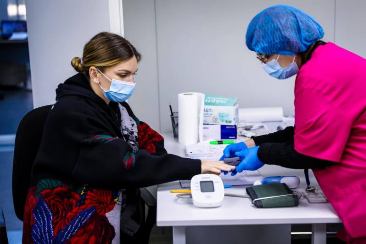 Simona Halep s-a vaccinat la Institutul Cantacuzino. Halep: E spre binele tuturor - FOTO