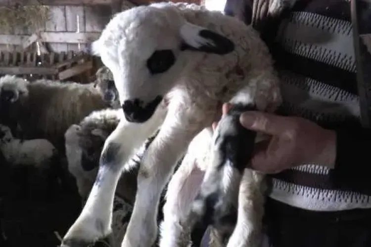 Miel cu cinci picioare într-o fermă din Suceava. Superstițiile localnicilor