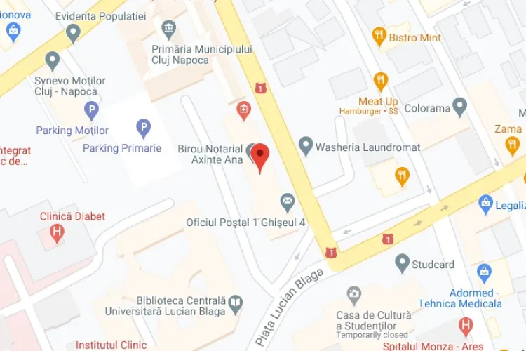 Oficiul Poștal 1 - Ghişeu 4 Cluj-Napoca - Adresa, contact