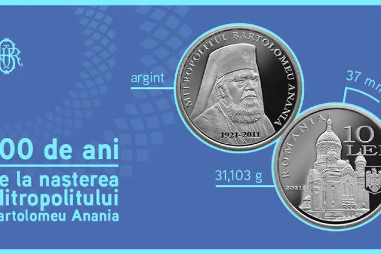Se schimbă banii? Noua monedă de 10 lei cu imaginea Catedralei Mitropolitane din Cluj-Napoca