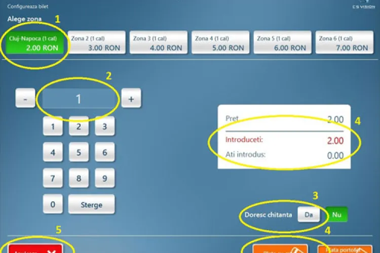 CTP Cluj - LISTA STAȚII CU AUTOMATE SI VALIDATOARE