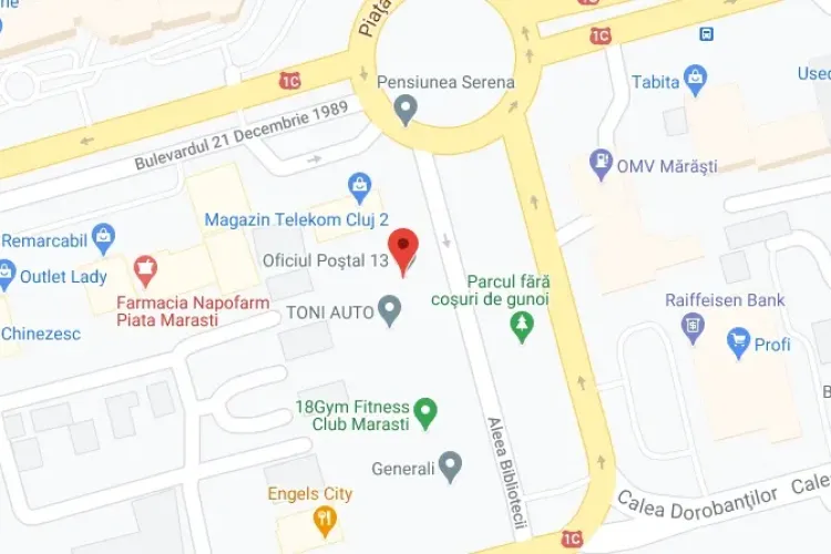 Oficiul Postal 13, Cluj-Napoca - Piata Marasti - Contact, adresă 