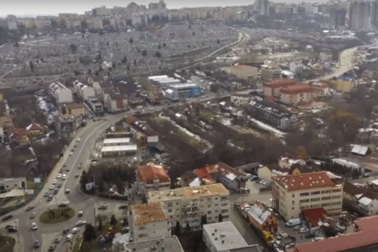 Filmare aeriană din Mănăștur! Panoramă cu strada Izlazului, varianta Zorilor - Mănăștur - VIDEO