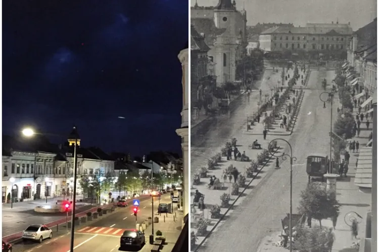 Bulevardul Eroilor - Imagine din altă lume. Când era mai frumos? - FOTO   