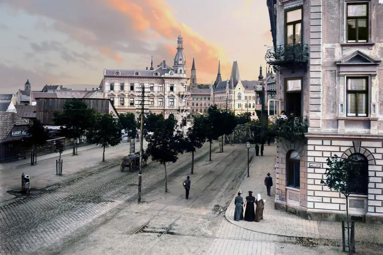 Imagine superbă din Cluj, dinainte de construirea palatului Urania! - FOTO