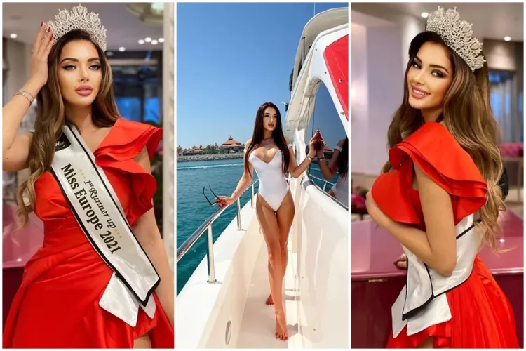 Ardeleanca Iolanda Anamaria Babău, locul doi la concursul Miss Europe - FOTO