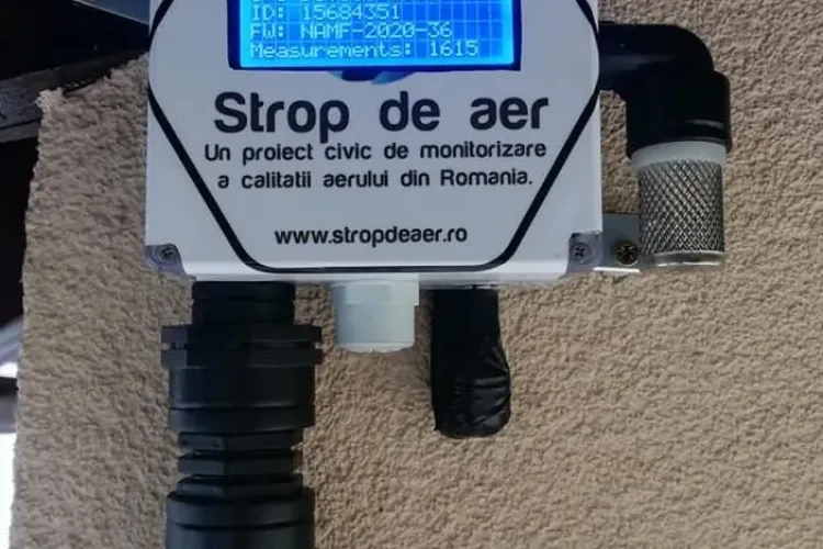 Rețea de monitorizare a poluării aerului în Huedin - FOTO