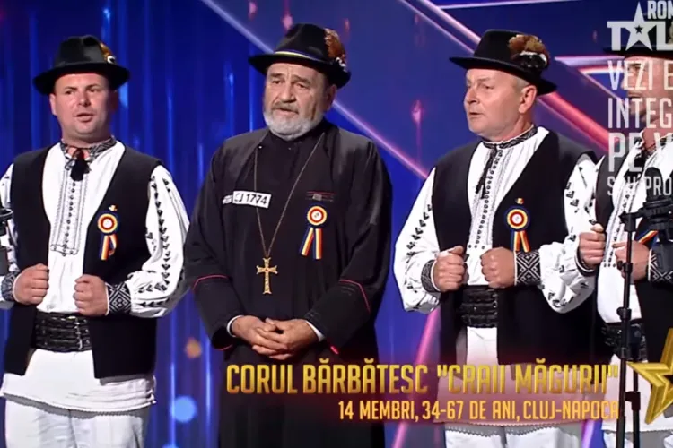 Românii au talent 2021. Andra impresionată la lacrimi de ”Craii Măgurii” din Cluj, conduși de preotul Mircea Dejeu din Ciucea - VIDEO