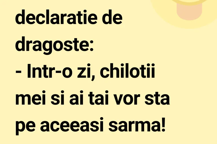 Banc: Cea mai frumoasă declarație de dragoste - FOTO