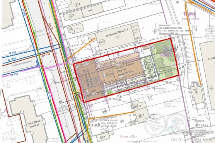 Apare alt bloc cu 7 etaje, înghesuit pe Teodor Mihali - FOTO