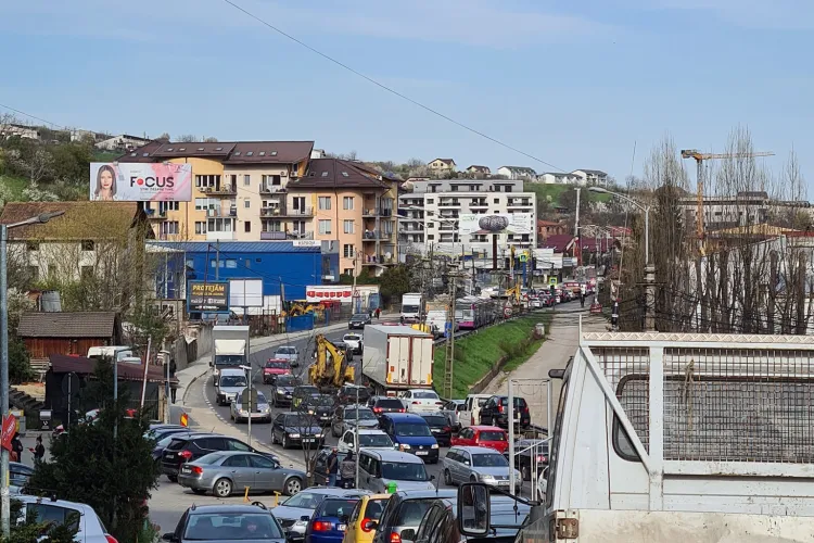Fotografie cu traficul din Baciu! Să te ferească Dumnezeu de vreo urgență - FOTO   