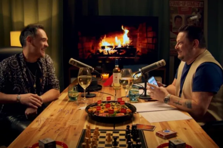 Mihai Bobonete și Răzvan Simion, de vorba la podcast. Actorul a fost obraznic