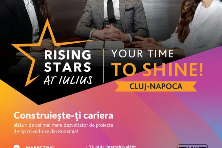 IULIUS îți oferă un internship PLĂTIT și oportunități de angajare în nenumărate domenii