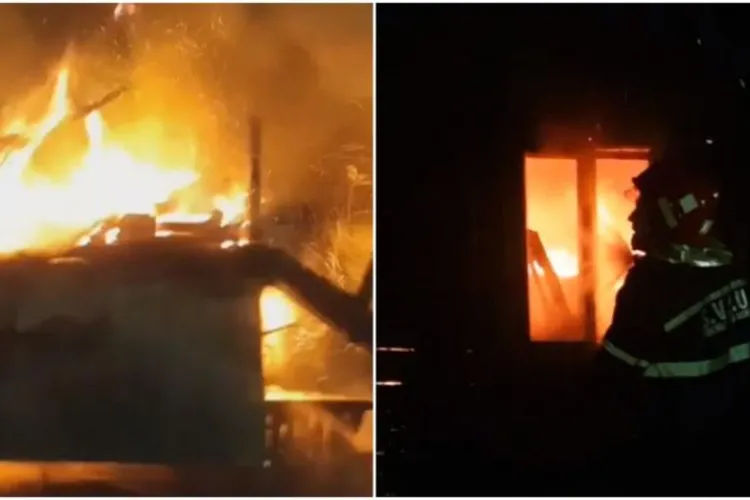 Trei oameni au murit într-un incendiu puternic sâmbătă dimineață - FOTO