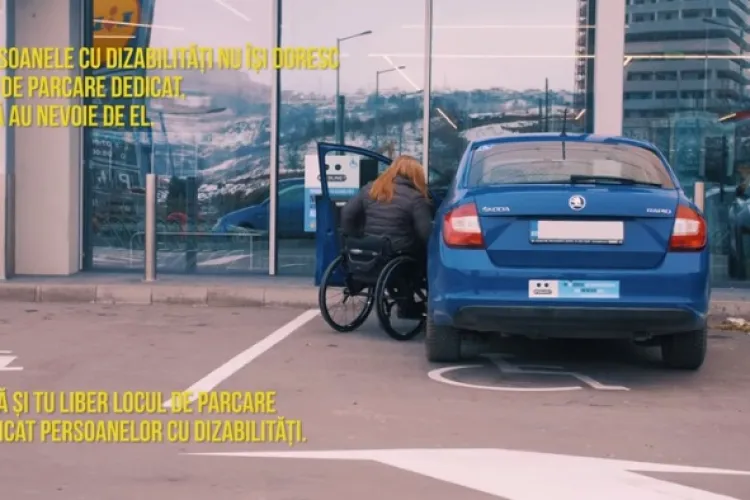 Tânără din Florești cu dizabilități, UMILITĂ la Lidl de o ”doamnă” care a parcat pe locul pentru cei cu dizabilități - VIDEO   