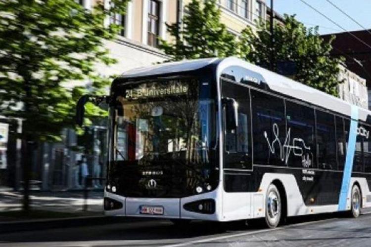 Primul autobuz electric fabricat în România. A fost produs la Baia Mare și ar putea circula în Cluj-Napoca