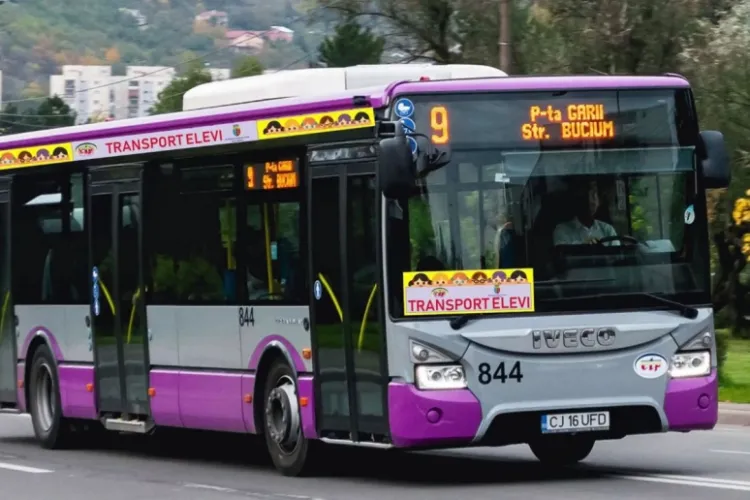 Transport pentru elevii din Colonia Pata Rât, Dealul Fânațelor, Valea Fânațelor la școlile din Cluj-Napoca   