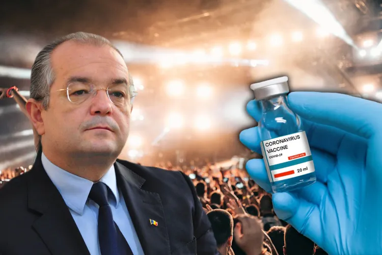 Boc: Concertul de la Cluj este destinat exclusiv celor vaccinați