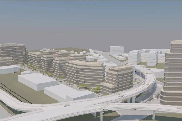 Cum va arăta Pasajul de la Tăietura Turcului! Problema este că acolo apar și blocuri de 10 etaje - FOTO