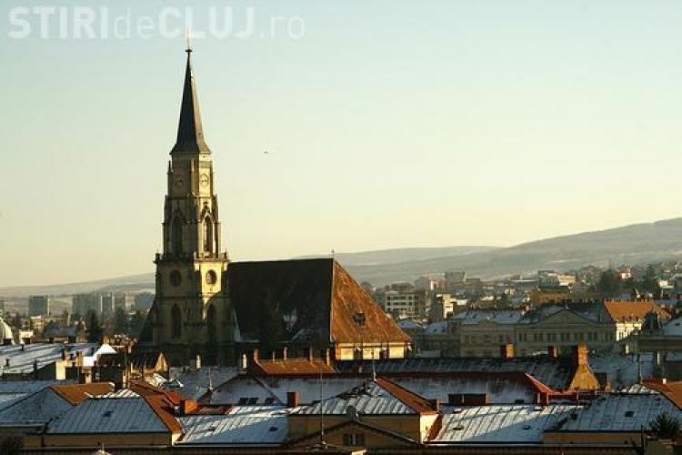 Vremea in Cluj! Pana joi va fi frig, iar apoi va ninge