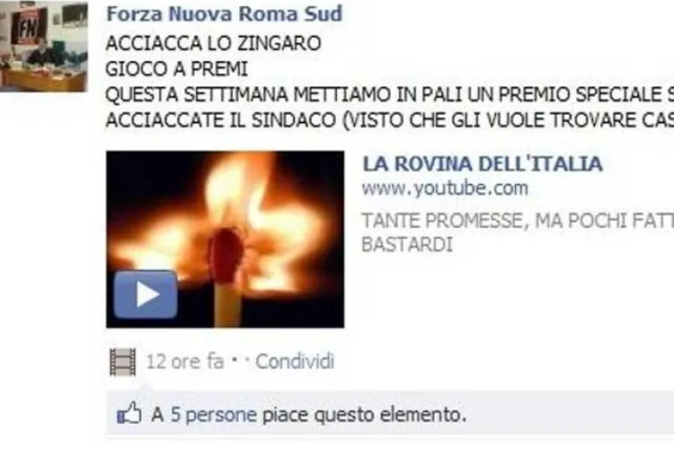 Lovesti tiganul si esti punctat. Un nou joc pe internet in Italia!