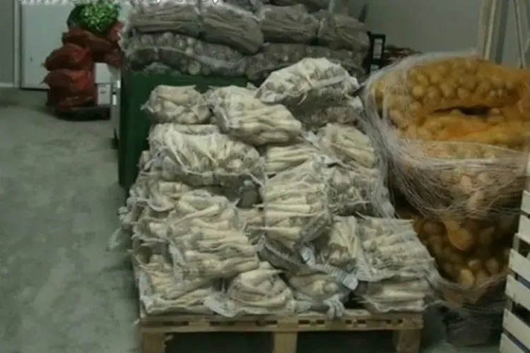  8,5 tone de legume si fructe din Ungaria, confiscate in Gilau- VIDEO