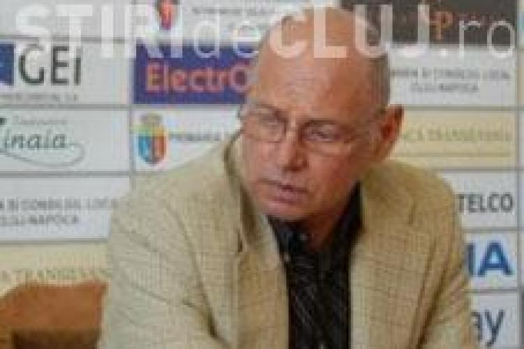 Nicolae Ienac, managerul clubului U Mobitelco Cluj, internat in stare grava la spital