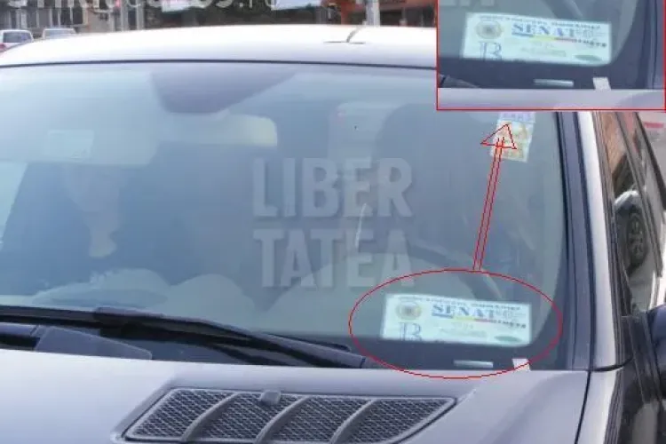 Bianca Dragusanu il viziteaza pe Cristea la Cluj cu masina unui senator? VEZI FOTO