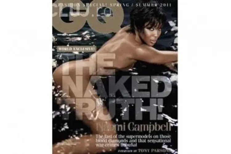 Vezi cum arata Naomi Campbell la 40 de ani. Vedeta a pozat goala pentru revista GQ