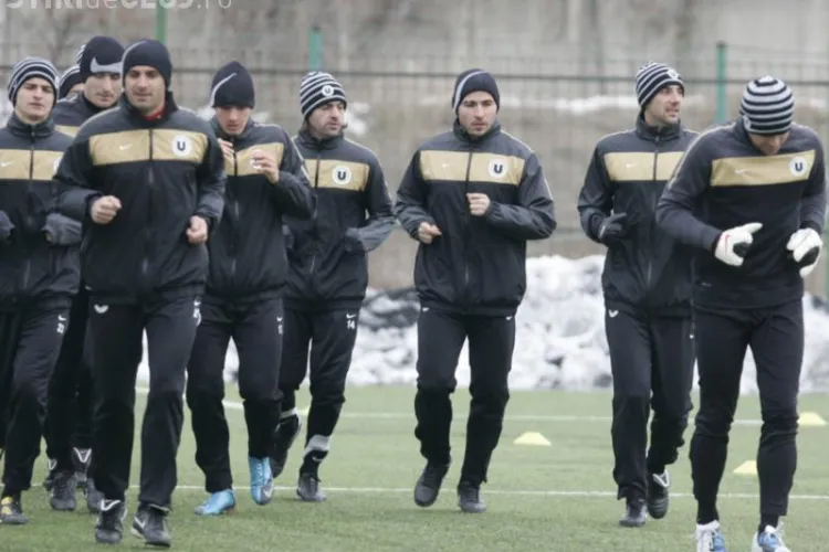 Jucatorii de la Universitatea Cluj si-au reluat antrenamentele pe baza Clujana  - VIDEO