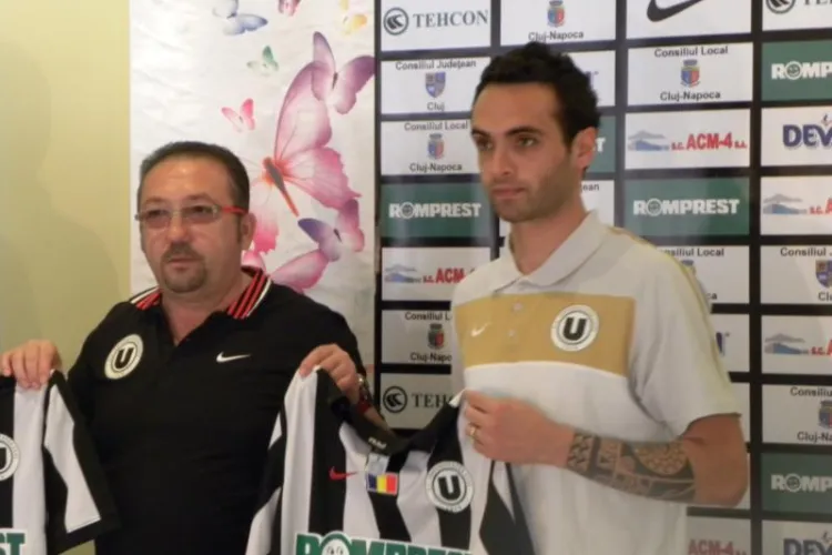 Nicola Ascoli, jucator din serie B, a semnat cu U Cluj: "Sper sa batem CFR Cluj"
